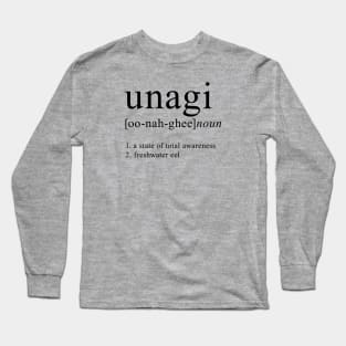 Unagi definition Long Sleeve T-Shirt